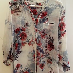 KUT floral blouse
